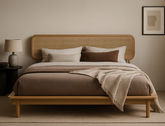 Coco Rattan Bed Frame, Queen